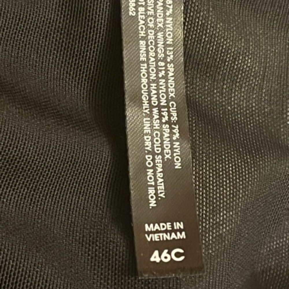 TORRID NWOT Red Black Plaid Bra 46C Push Up Plunge XO Back - Picture 5 of 5